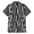 Hawaii Maile Lei Family Matching Off The Shoulder Long Sleeve Dress and Hawaiian Shirt With Gray Monstera Pattern