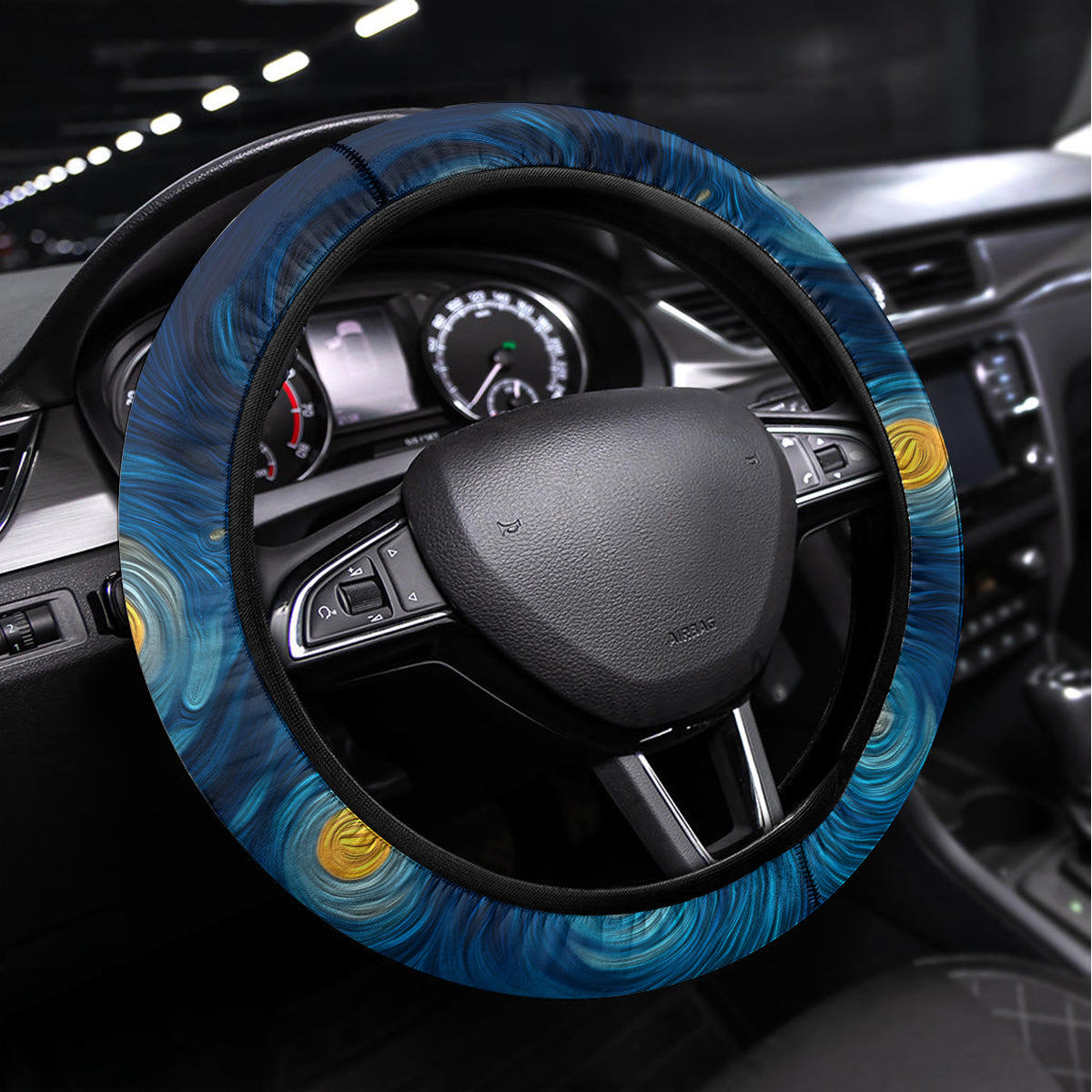 Kei Wareware Tatou New Zealand ANZAC Day Steering Wheel Cover Starry Night Inspo Style