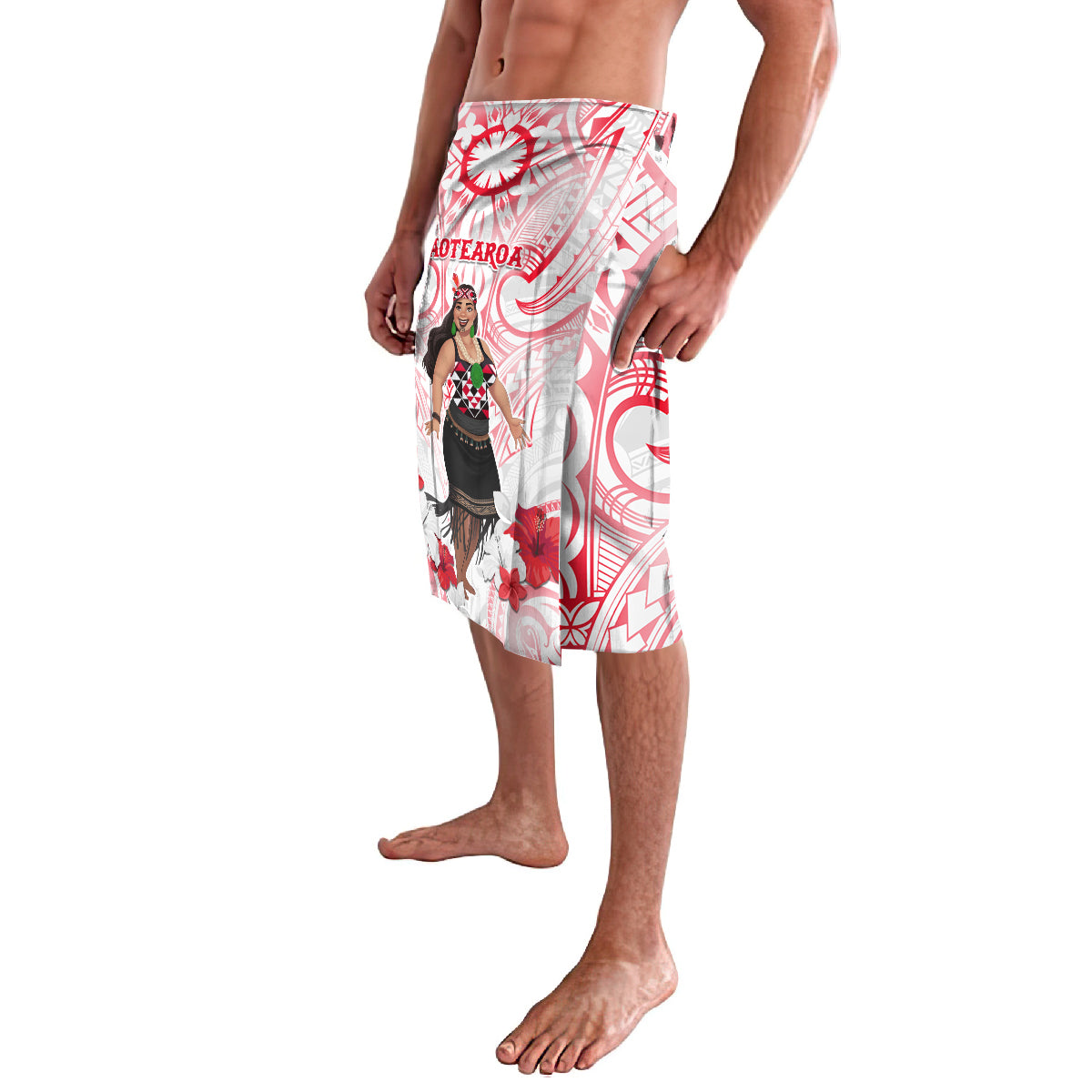 New Zealand Women's Day Lavalava Maori Wahine Polynesian Pattern LT05 - Polynesian Pride