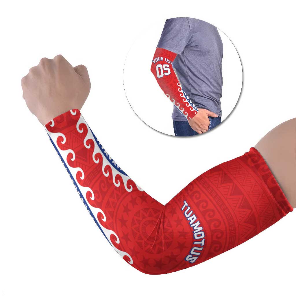 Custom Tuamotu Archipelago Arm Sleeves Polynesian Tribal Tattoo