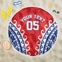 Custom Tuamotu Archipelago Beach Blanket Polynesian Tribal Tattoo