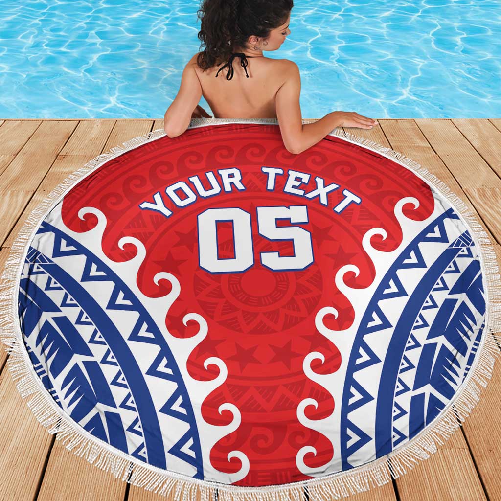Custom Tuamotu Archipelago Beach Blanket Polynesian Tribal Tattoo