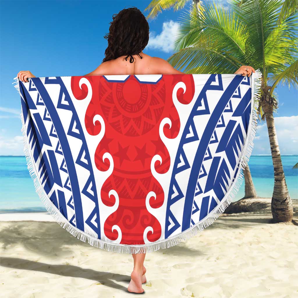 Custom Tuamotu Archipelago Beach Blanket Polynesian Tribal Tattoo