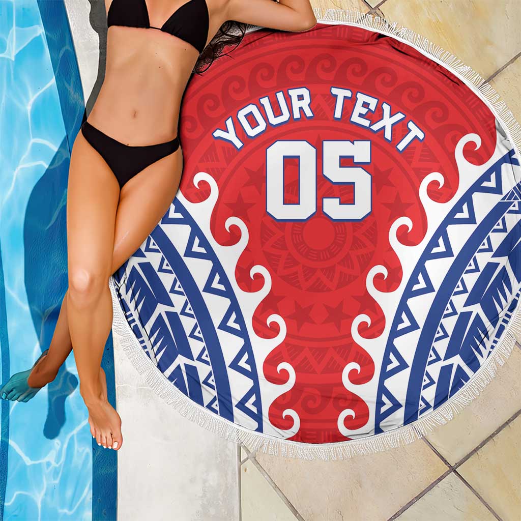 Custom Tuamotu Archipelago Beach Blanket Polynesian Tribal Tattoo