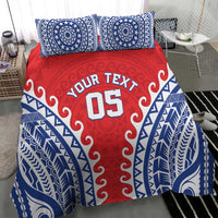 Custom Tuamotu Archipelago Bedding Set Polynesian Tribal Tattoo