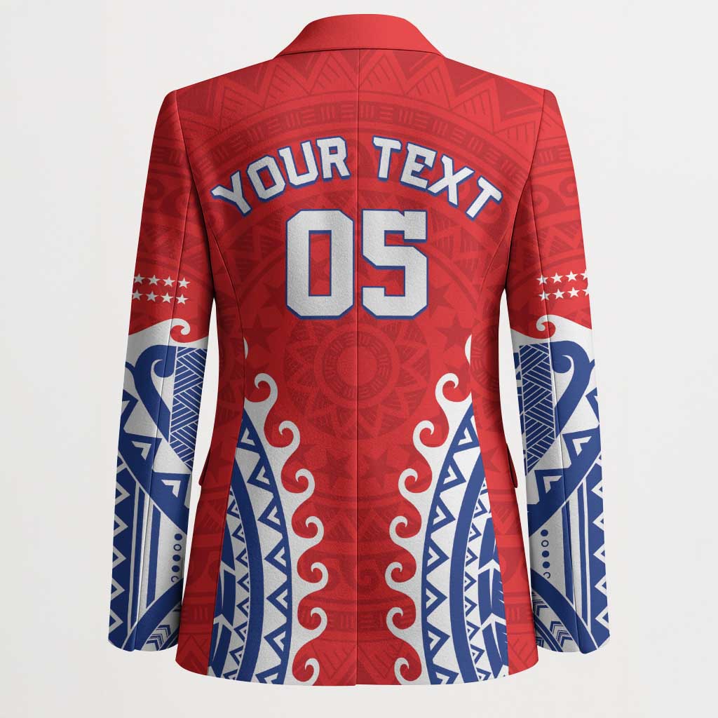 Custom Tuamotu Archipelago Blazer Polynesian Tribal Tattoo LT05 - Polynesian Pride