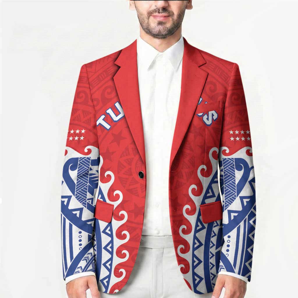 Custom Tuamotu Archipelago Blazer Polynesian Tribal Tattoo LT05 - Polynesian Pride