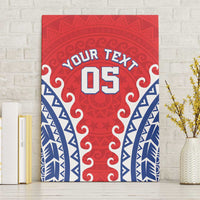 Custom Tuamotu Archipelago Canvas Wall Art Polynesian Tribal Tattoo