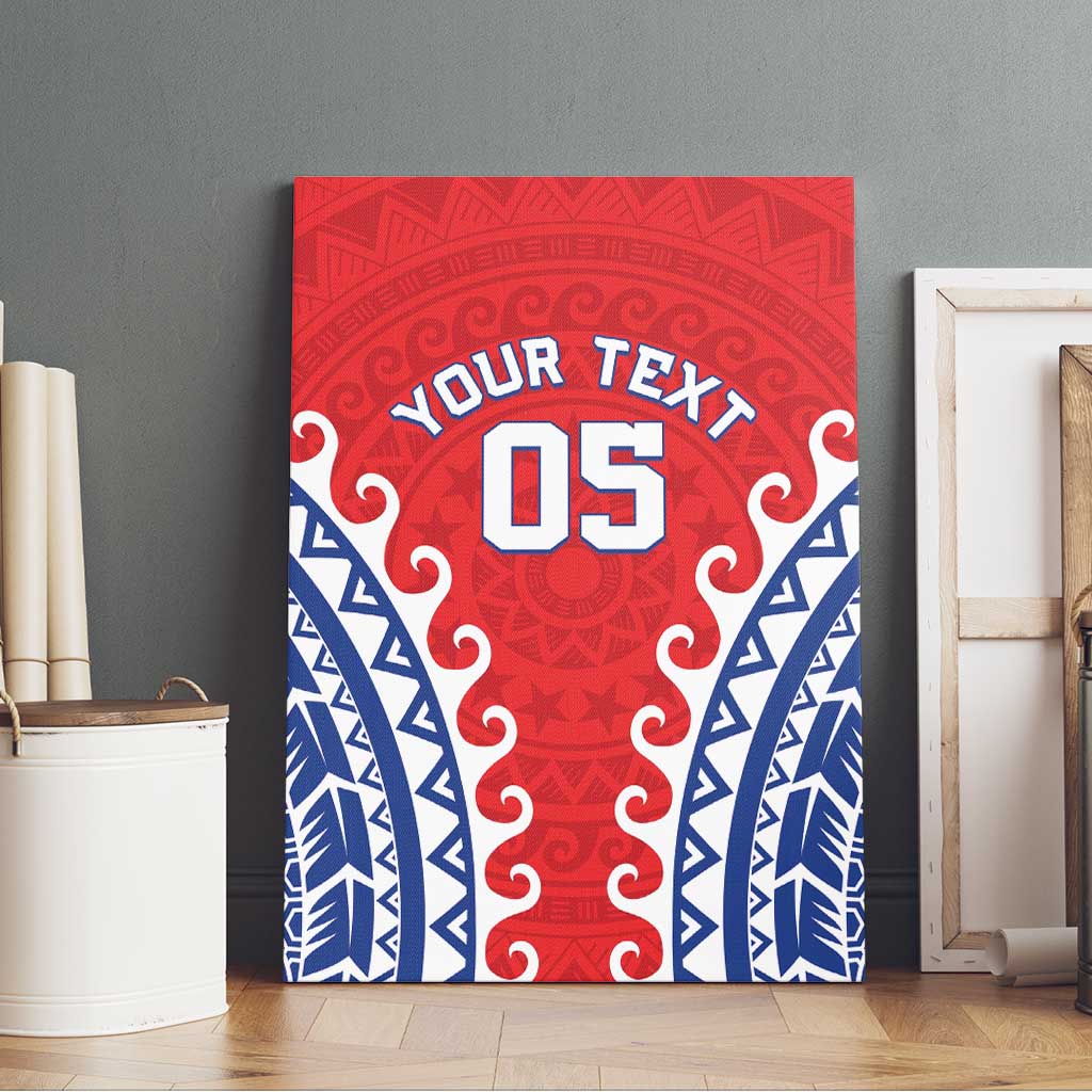 Custom Tuamotu Archipelago Canvas Wall Art Polynesian Tribal Tattoo