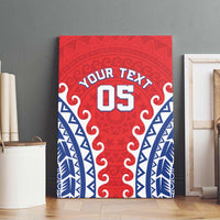 Custom Tuamotu Archipelago Canvas Wall Art Polynesian Tribal Tattoo