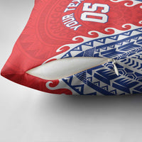 Custom Tuamotu Archipelago Pillow Cover Polynesian Tribal Tattoo