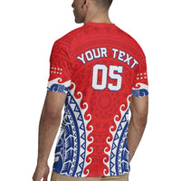 Custom Tuamotu Archipelago Rugby Jersey Polynesian Tribal Tattoo