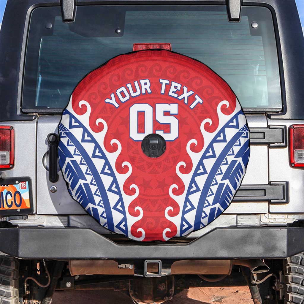 Custom Tuamotu Archipelago Spare Tire Cover Polynesian Tribal Tattoo