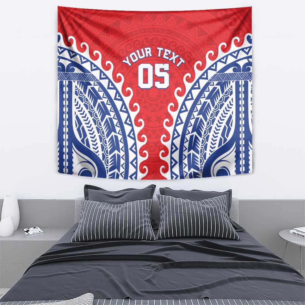 Custom Tuamotu Archipelago Tapestry Polynesian Tribal Tattoo