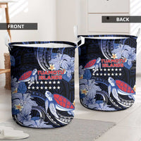 Tuamotu Islands Laundry Basket Polynesian Pattern With Turtle LT05 - Polynesian Pride