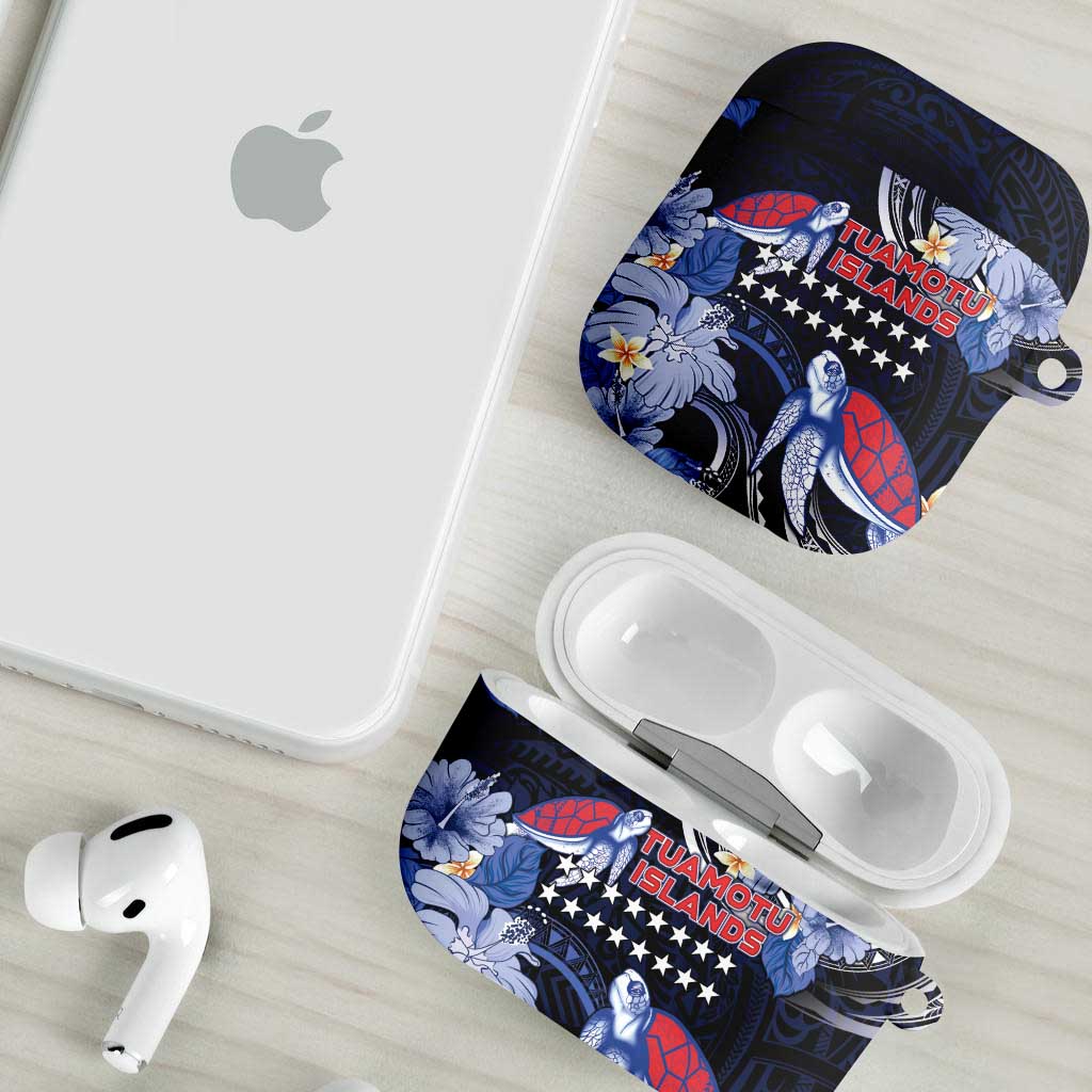 Tuamotu Islands AirPods Case Polynesian Pattern With Turtle LT05 - Polynesian Pride
