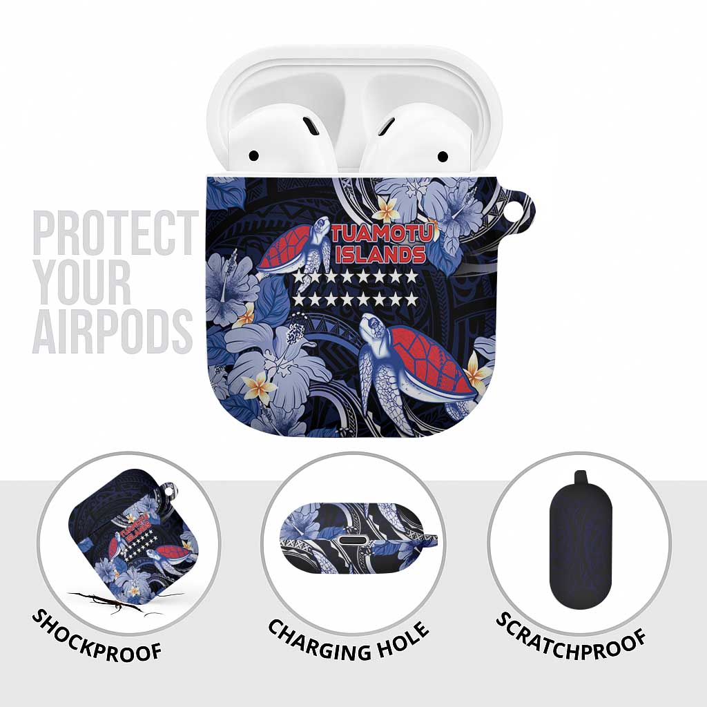 Tuamotu Islands AirPods Case Polynesian Pattern With Turtle LT05 - Polynesian Pride