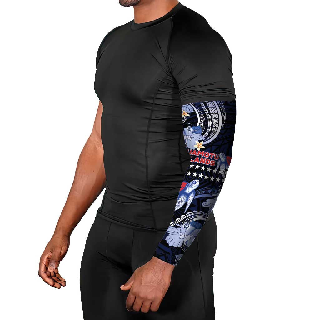 Tuamotu Islands Arm Sleeves Polynesian Pattern With Turtle