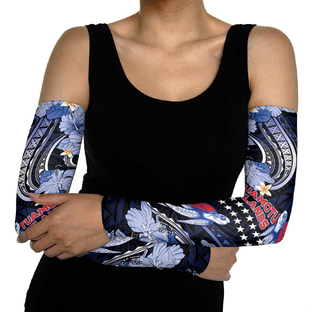 Tuamotu Islands Arm Sleeves Polynesian Pattern With Turtle