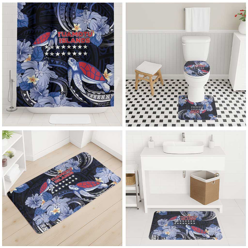 Tuamotu Islands Bathroom Set Polynesian Pattern With Turtle LT05 - Polynesian Pride