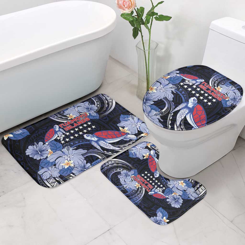 Tuamotu Islands Bathroom Set Polynesian Pattern With Turtle LT05 - Polynesian Pride