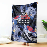 Tuamotu Islands Blanket Polynesian Pattern With Turtle LT05 - Polynesian Pride