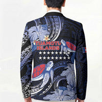 Tuamotu Islands Blazer Polynesian Pattern With Turtle LT05 - Polynesian Pride