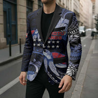 Tuamotu Islands Blazer Polynesian Pattern With Turtle LT05 - Polynesian Pride