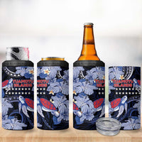 Tuamotu Islands 4 in 1 Can Cooler Tumbler Polynesian Pattern With Turtle