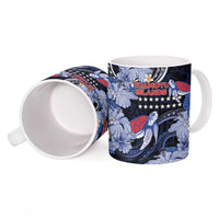 Tuamotu Islands Ceramic Mug Polynesian Pattern With Turtle LT05 - Polynesian Pride