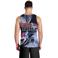 Tuamotu Islands Men Tank Top Polynesian Pattern With Turtle