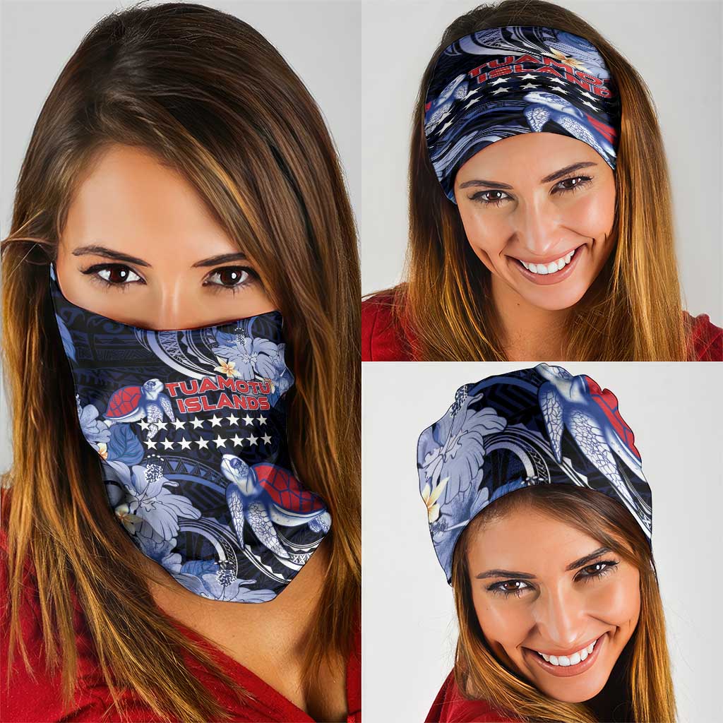 Tuamotu Islands Neck Gaiter Polynesian Pattern With Turtle LT05 - Polynesian Pride