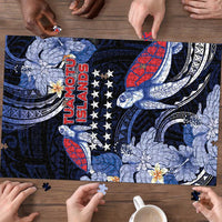 Tuamotu Islands Puzzle Polynesian Pattern With Turtle LT05 - Polynesian Pride