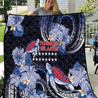 Tuamotu Islands Quilt Polynesian Pattern With Turtle