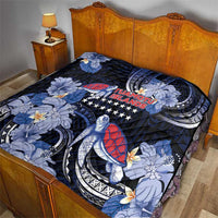 Tuamotu Islands Quilt Polynesian Pattern With Turtle