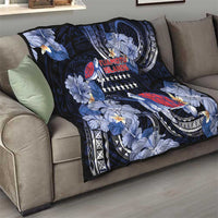 Tuamotu Islands Quilt Polynesian Pattern With Turtle