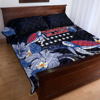 Tuamotu Islands Quilt Bed Set Polynesian Pattern With Turtle LT05 - Polynesian Pride