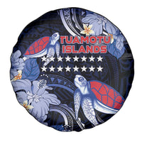 Tuamotu Islands Spare Tire Cover Polynesian Pattern With Turtle LT05 - Polynesian Pride