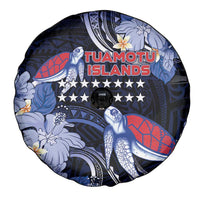 Tuamotu Islands Spare Tire Cover Polynesian Pattern With Turtle LT05 - Polynesian Pride