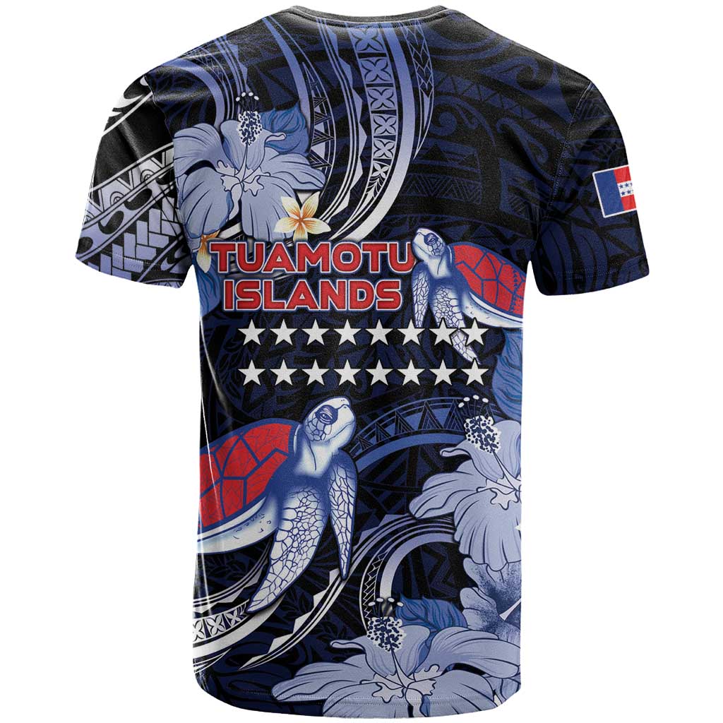 Tuamotu Islands T Shirt Polynesian Pattern With Turtle