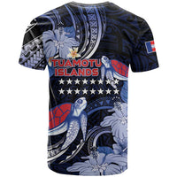 Tuamotu Islands T Shirt Polynesian Pattern With Turtle