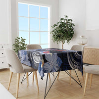 Tuamotu Islands Tablecloth Polynesian Pattern With Turtle LT05 - Polynesian Pride