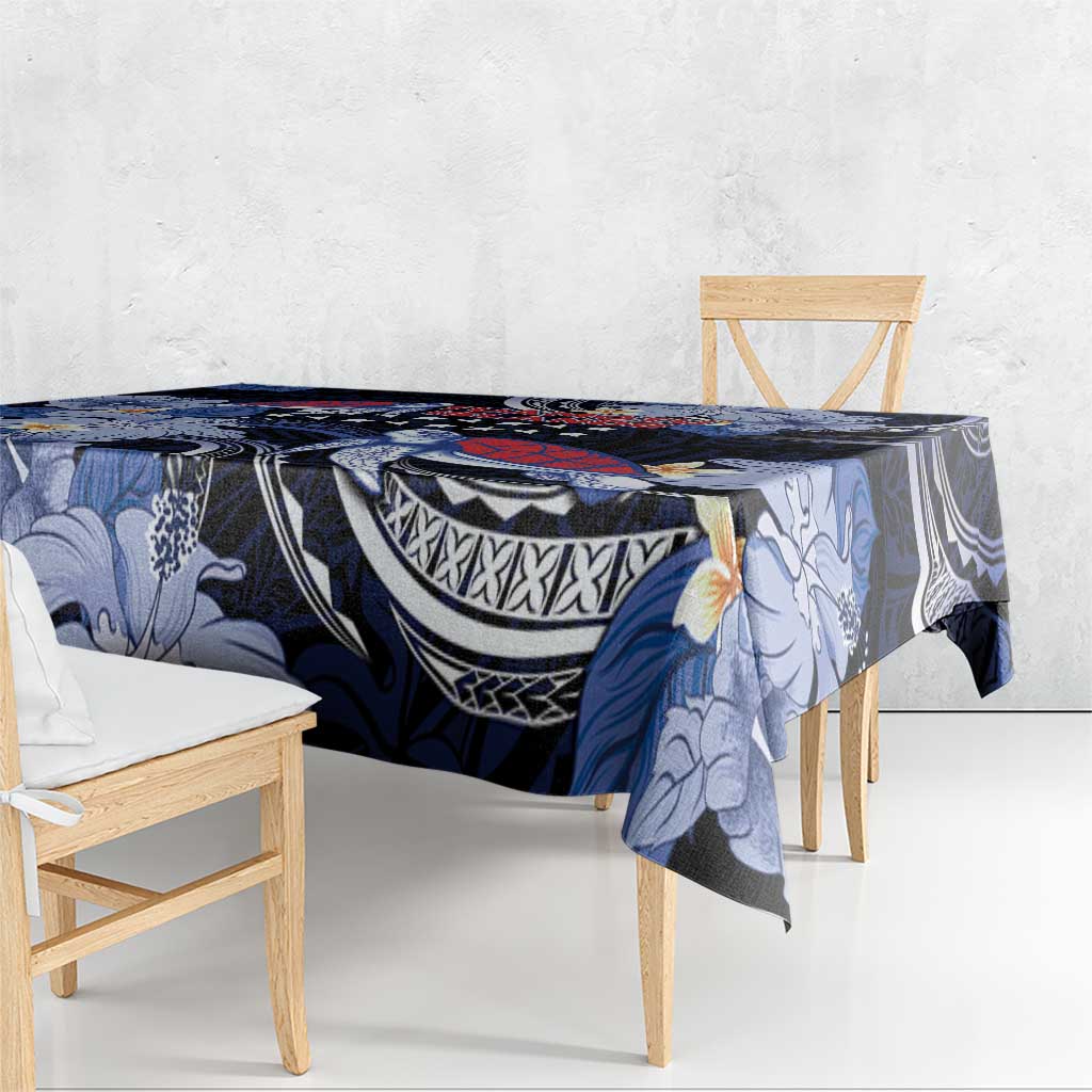 Tuamotu Islands Tablecloth Polynesian Pattern With Turtle LT05 - Polynesian Pride