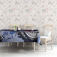 Tuamotu Islands Tablecloth Polynesian Pattern With Turtle LT05 - Polynesian Pride