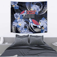 Tuamotu Islands Tapestry Polynesian Pattern With Turtle LT05 - Polynesian Pride