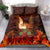 Samoa Siva Afi Festival Bedding Set Fire Knife Dancing