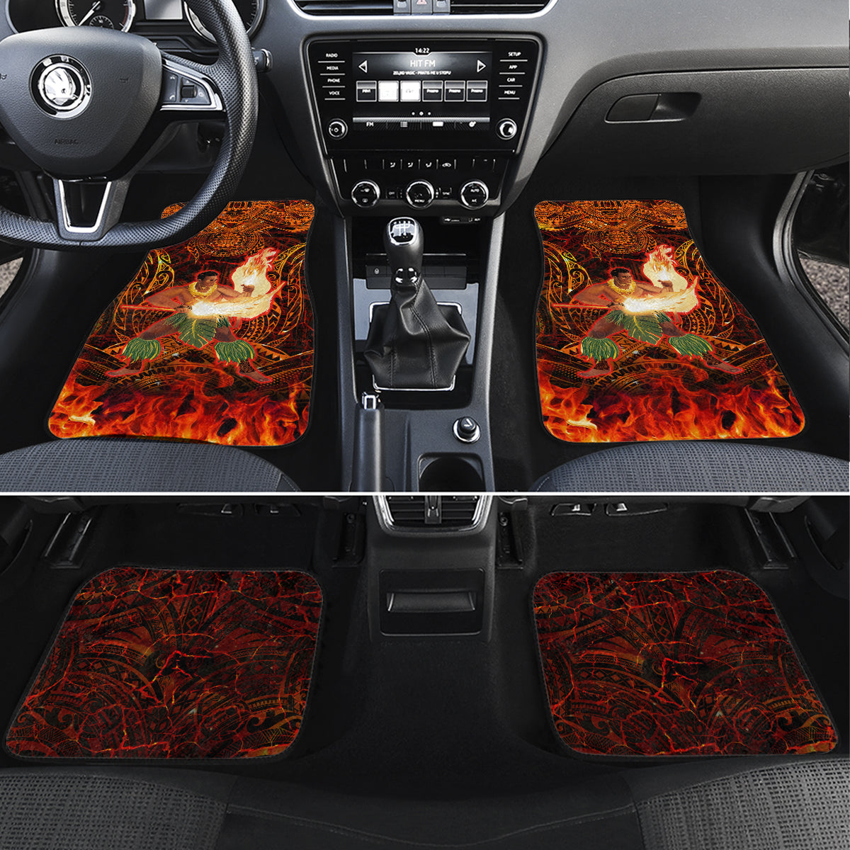 Samoa Siva Afi Festival Car Mats Fire Knife Dancing