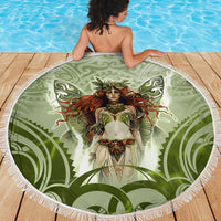 New Zealand Maori Fairy Patupaiarehe Beach Blanket Polynesian Style LT05 - Polynesian Pride