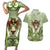 New Zealand Maori Fairy Patupaiarehe Couples Matching Short Sleeve Bodycon Dress and Hawaiian Shirt Polynesian Style LT05 Red - Polynesian Pride