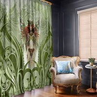 New Zealand Maori Fairy Patupaiarehe Window Curtain Polynesian Style LT05 - Polynesian Pride